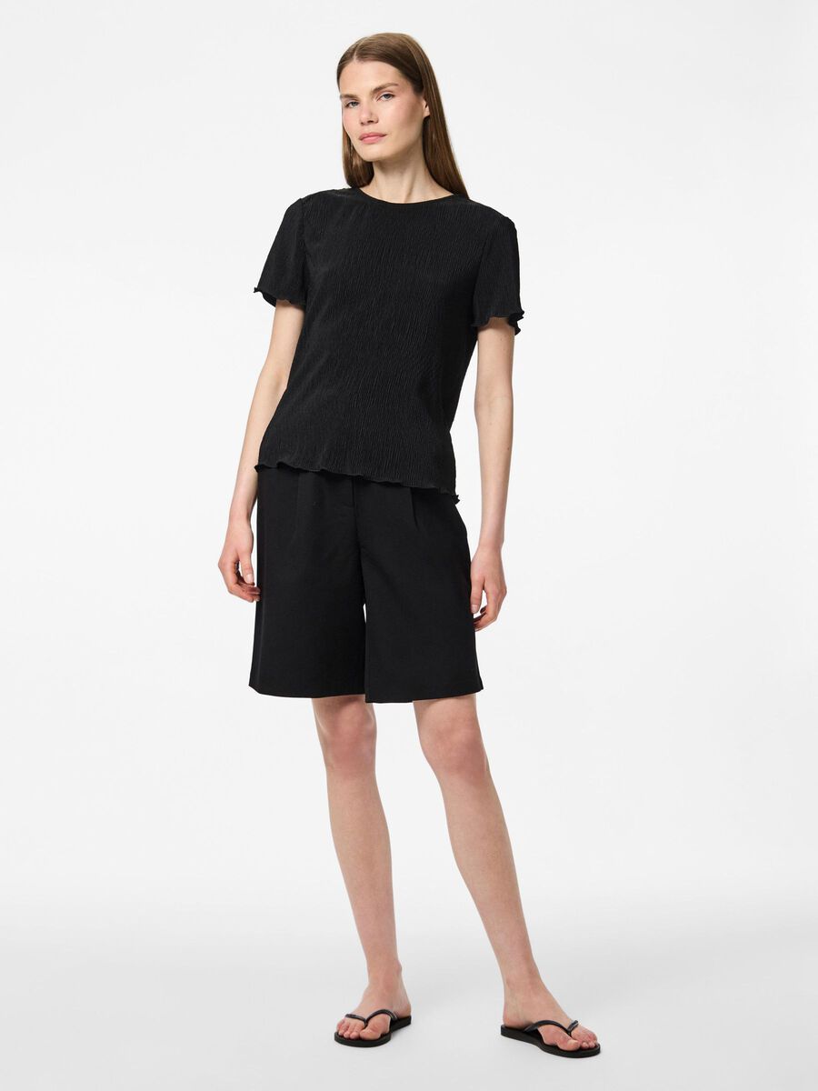 Carousel image - PCFLORA T-SHIRT, Black | 3