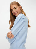 Pieces PUFF SLEEVED KNITTED CARDIGAN, Cashmere Blue, highres - 17113382_CashmereBlue_006.jpg