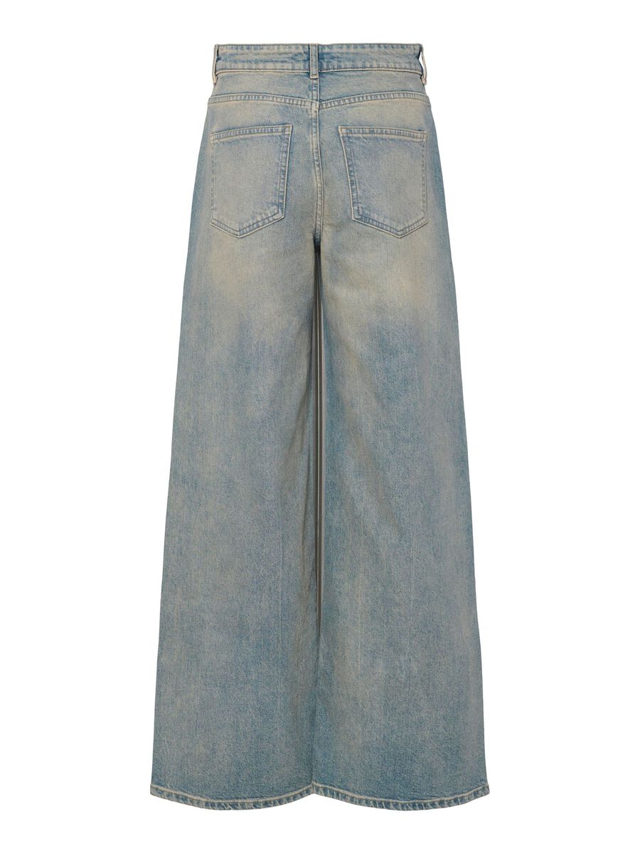 Pieces WIDE FIT -FARKUT, Medium Blue Denim, highres - 17157434_MediumBlueDenim_1180182_002.jpg