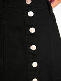 Pieces MID WAIST DENIM ROCK, Black, highres - 17092822_Black_008.jpg