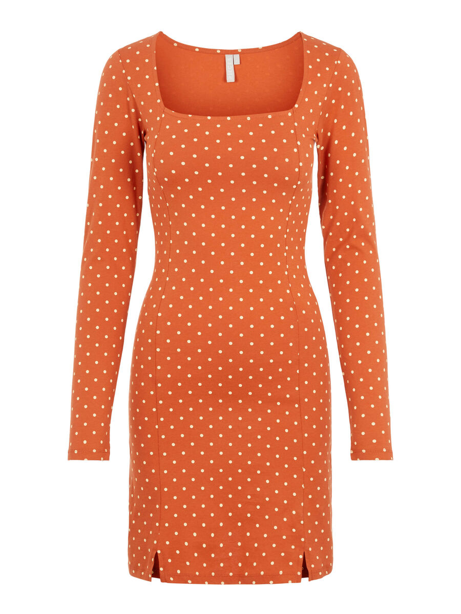 Carousel image - POLKAPRIKKET KN&AElig;LANG KJOLE, Baked Apple | 6