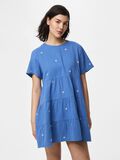 Product image thumbnail - PCSASTINA MUSSELIN MINI DRESS, Riverside | 1