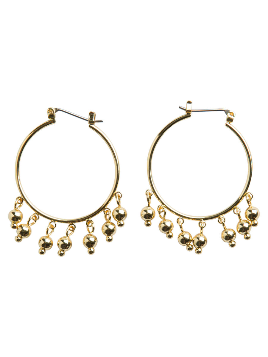 Pieces HOOP EARRINGS, Gold Colour, highres - 17090029_GoldColour_001.jpg