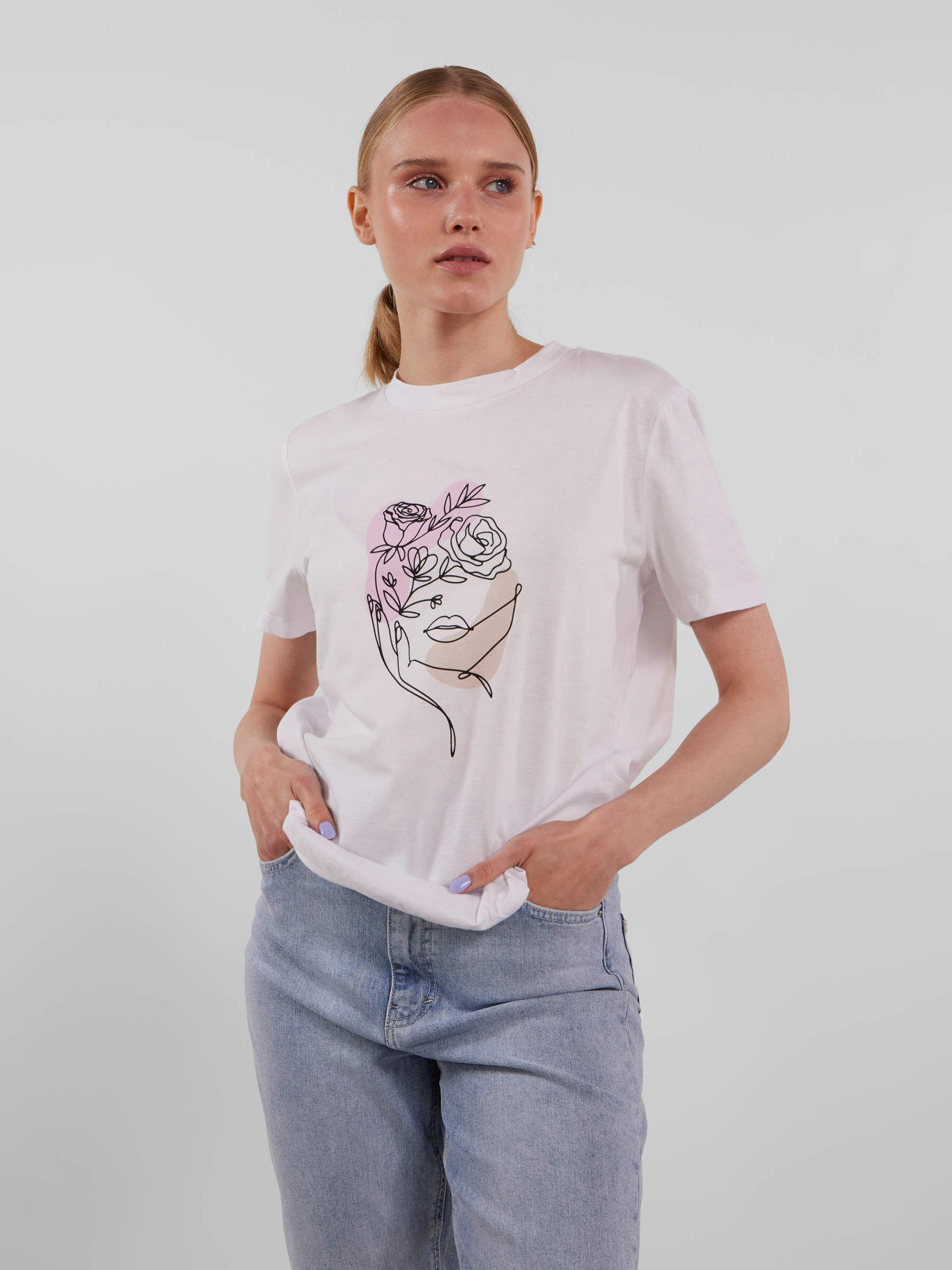 nero Donna EMP Donna Abbigliamento Top e t-shirt T-shirt T-shirt senza maniche Wolf Teeth T-Shirt 