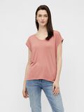 Pieces BASIC- T-SHIRT, Canyon Rose, highres - 17078732_CanyonRose_003.jpg