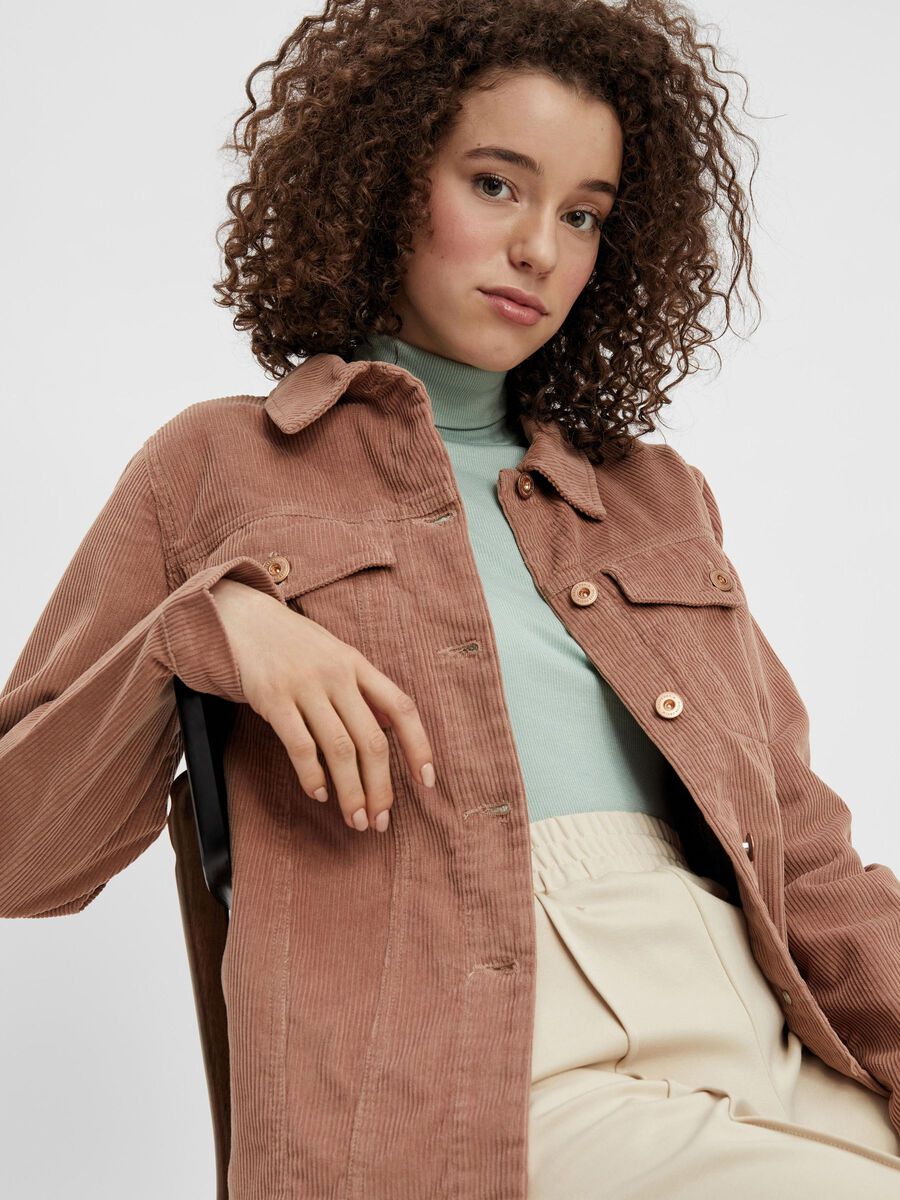Carousel image - CORDUROY JAS, Warm Taupe | 5