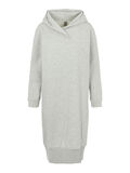 Pieces CAPUCHE ROBE EN MOLLETON, Light Grey Melange, highres - 17112653_LightGreyMelange_001.jpg