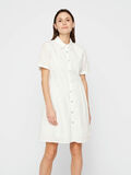 Pieces BUTTON CLOSURE SHORT SLEEVED DRESS, Cloud Dancer, highres - 17103540_CloudDancer_003.jpg