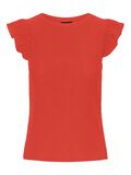 Pieces PCLUNA CAP SLEEVE TOP, Poinciana, highres - 17147178_Poinciana_001.jpg
