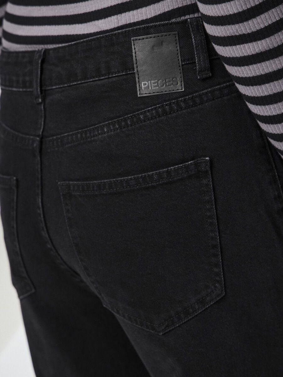 Carousel image - PCSELMA TH JEAN À COUPE AMPLE, Black Denim | 4