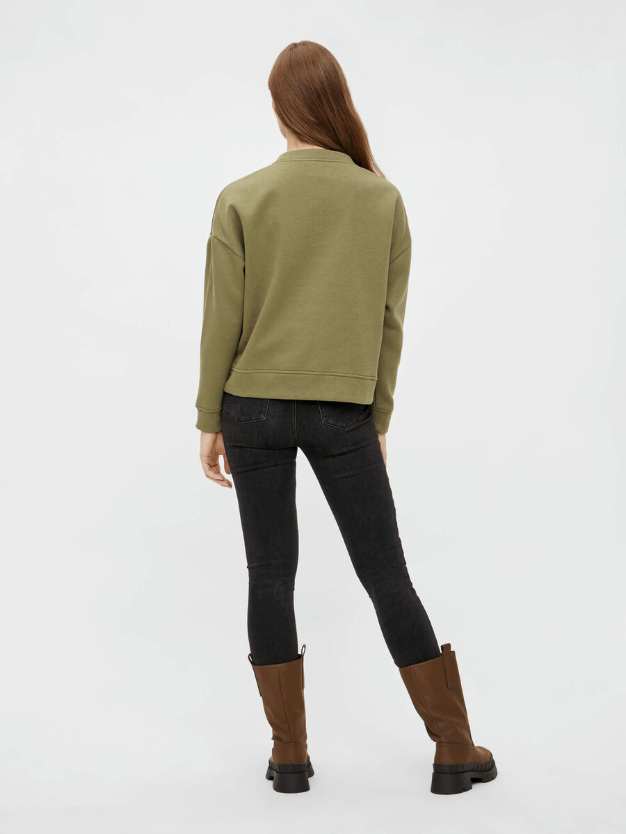 Carousel image - PCCHILLI SWEATSHIRT, Martini Olive | 2