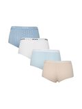 Pieces PCLOGO 4-PACK BOXER SHORTS, Faded Denim, highres - 17156241_FadedDenim_1224454_002.jpg