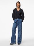 Pieces PCDEMMIE V-NECK BLOUSE, Black, highres - 17159624_Black_005.jpg