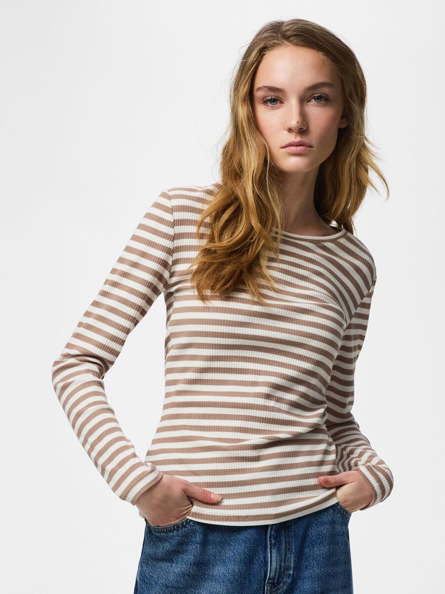 Product carousel image - PCRUKA TOP &Agrave; MANCHES LONGUES, Silver Mink | 1