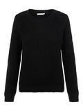 Pieces PCPETULA KNITTED PULLOVER, Black, highres - 17110766_Black_001.jpg
