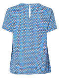 Pieces SHORT SLEEVED PRINTED BLOUSE, Regatta, highres - 17089038_Regatta_620420_002.jpg