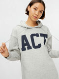 Pieces SWEAT JURK MET LANGE MOUWEN, Light Grey Melange, highres - 17112542_LightGreyMelange_006.jpg