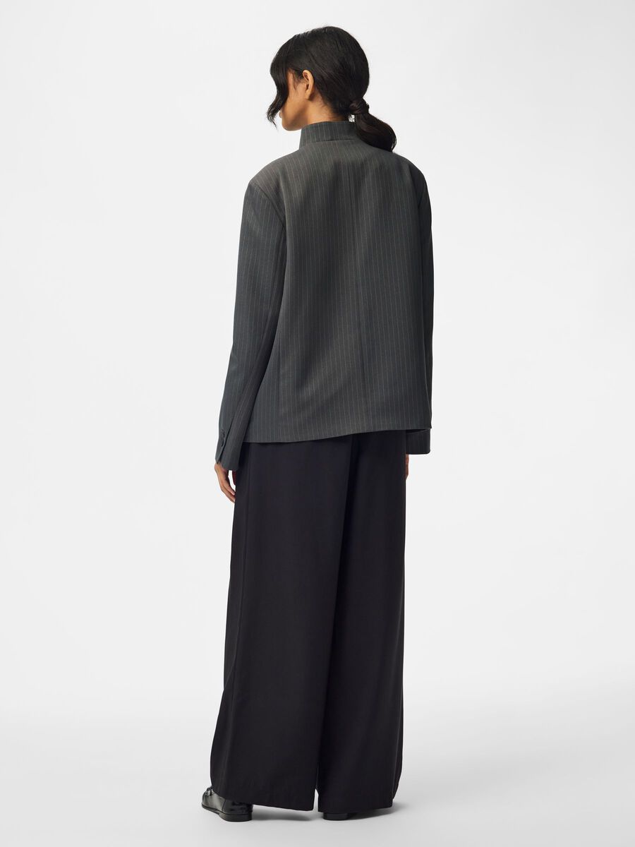 Product carousel image 2 PCFALKA - &Agrave; RAYURES BLAZER, Asphalt