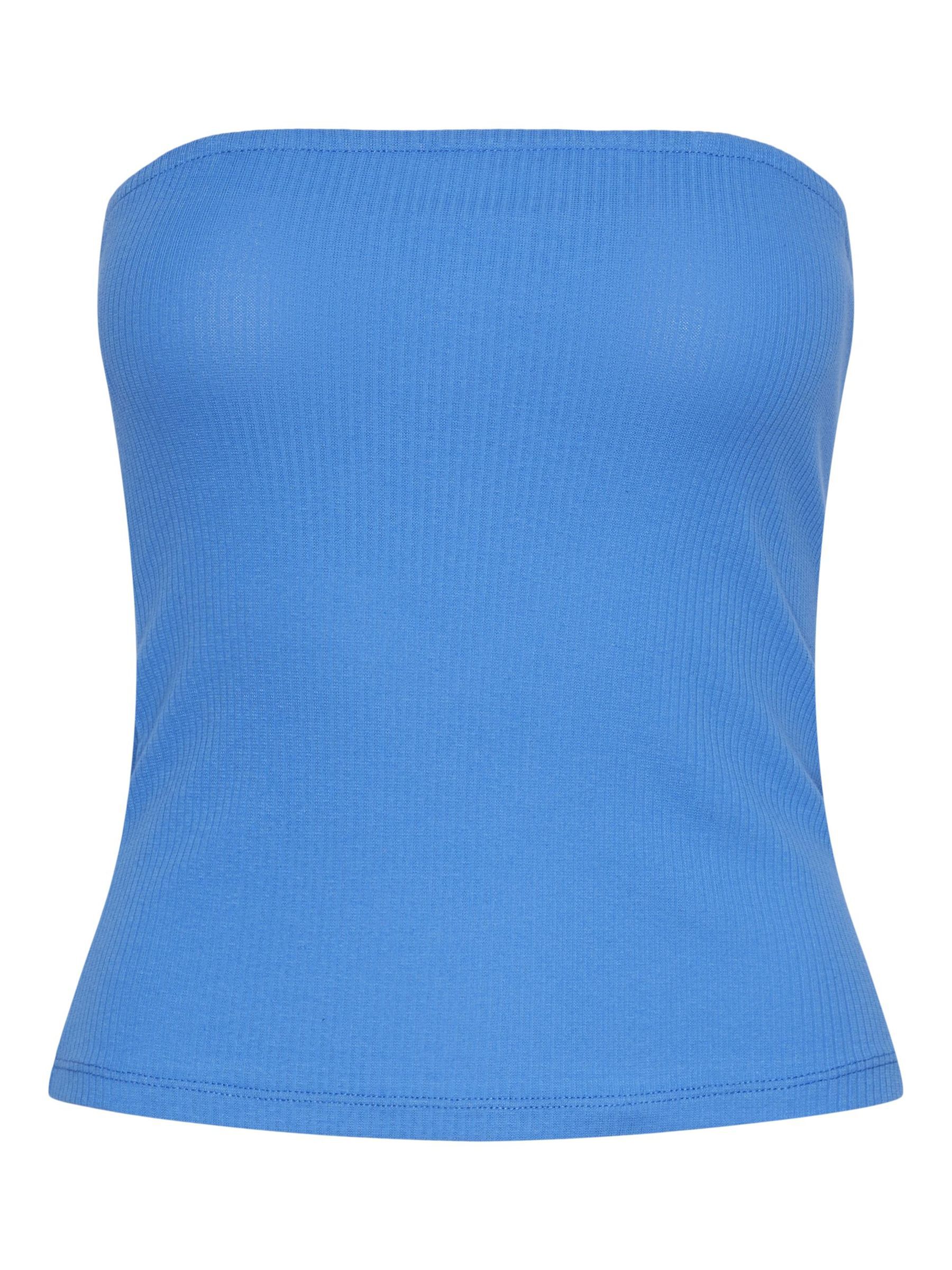 Top a fascia blu on sale