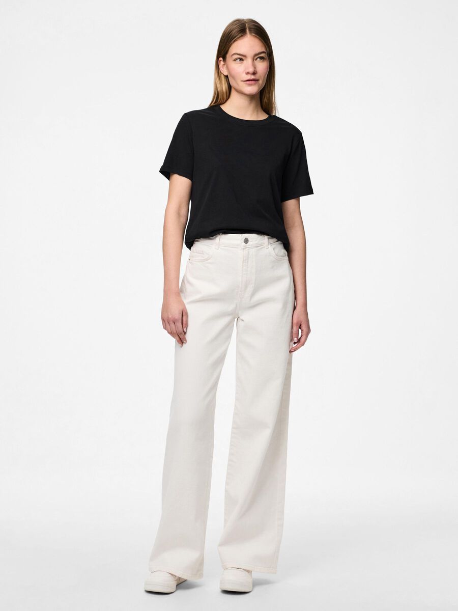 Pieces JEANS WIDE FIT, Bright White, highres - 17154623_BrightWhite_005.jpg