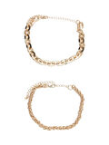 Pieces 2-PACK ARMBAND, Gold Colour, highres - 17112818_GoldColour_844460_008.jpg
