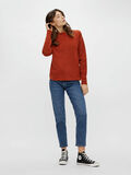 Pieces ULD STRIKKET PULLOVER, Picante, highres - 17105923_Picante_005.jpg