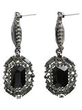 Pieces LONG EARRINGS, Gunmetal, highres - 17085184_Gunmetal_002.jpg