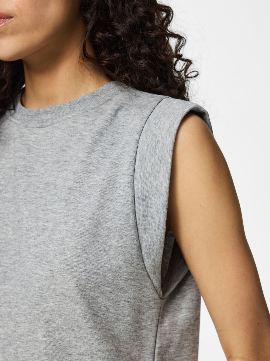 Carousel image - PCCHILLI SOMMER OBERTEIL, Light Grey Melange | 4