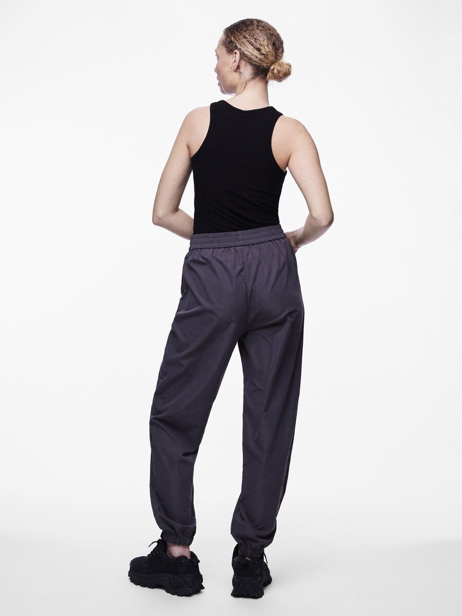 Pieces PCFIBBE HIGH WAISTED TROUSERS, Magnet, highres - 17142816_Magnet_004.jpg