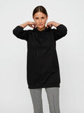 Pieces LÅNG HOODIE, Black, highres - 17100626_Black_003.jpg