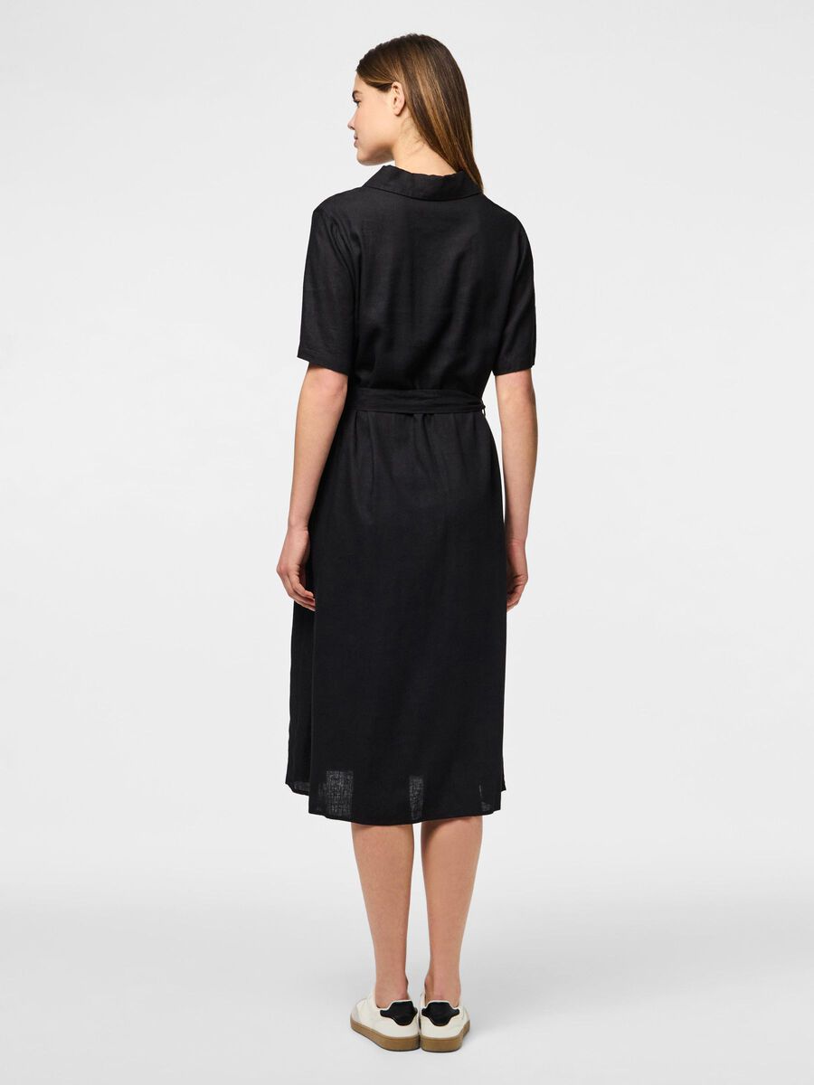 Pieces PCPIA SHIRT DRESS, Black, highres - 17152063_Black_004.jpg