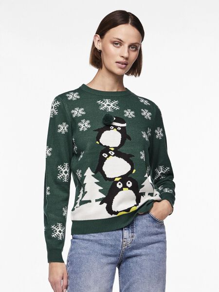 Pieces PCELFIES CHRISTMAS JUMPER, Botanical Garden, highres - 17121018_BotanicalGarden_1075662_003.jpg