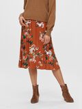 Pieces HIGH WAISTED MIDI SKIRT, Leather Brown, highres - 17115187_LeatherBrown_870247_003.jpg