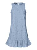 Product image thumbnail - PCBANNA MINI DRESS, Cashmere Blue | 1