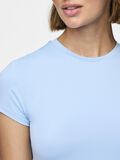 Pieces PCFYLLA NYLON TOP MED KORTE ÆRMER, Airy Blue, highres - 17157916_AiryBlue_006.jpg