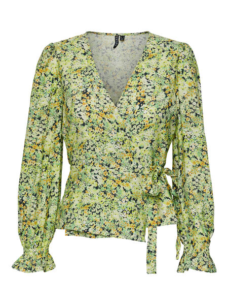 Pieces PCBRUNA WRAP BLOUSE, Tender Shoots, highres - 17134525_TenderShoots_1010705_001.jpg