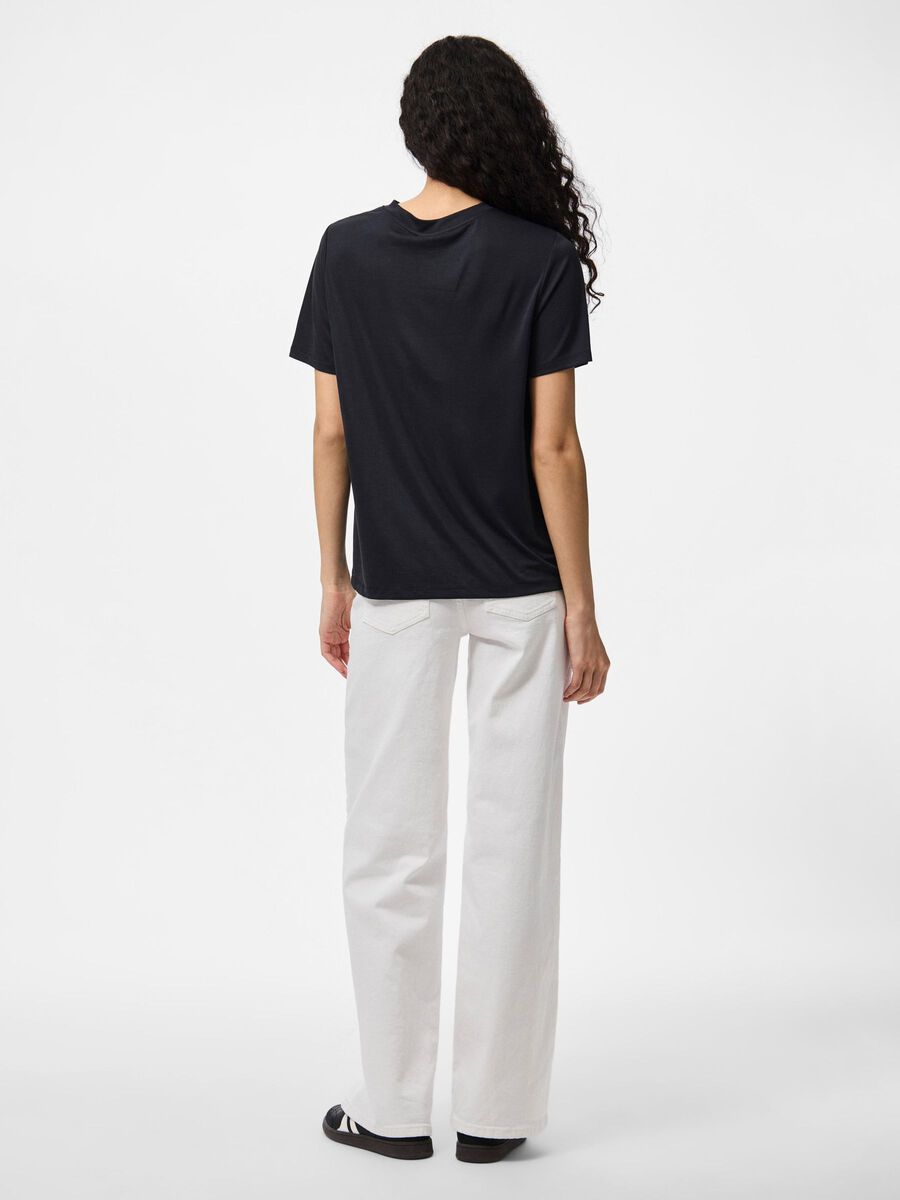 Pieces PCANORA T-SHIRT, Black, highres - 17148789_Black_004.jpg