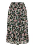 Pieces BLOEMENPRINT MIDDELLANGE ROK, Black, highres - 17115372_Black_870934_001.jpg