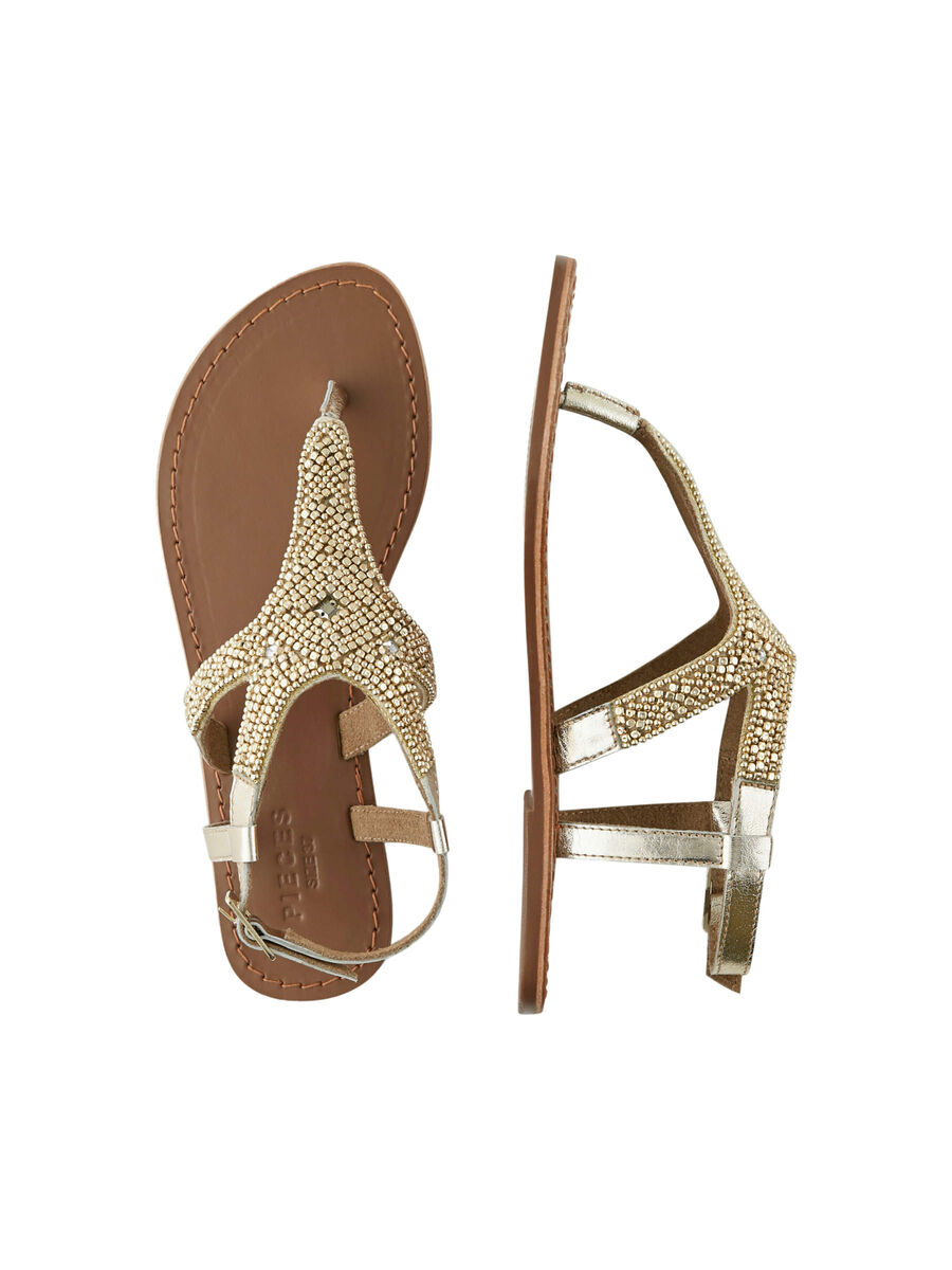 Pieces PSCAMMA SANDALS, Gold Colour, highres - 17104563_GoldColour_005.jpg