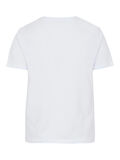 Pieces PRINTED COTTON T-SHIRT, Bright White, highres - 17106753_BrightWhite_790846_002.jpg