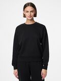 Pieces PCCHILLI LOOSE FIT SWEATSHIRT, Black, highres - 17156302_Black_003.jpg