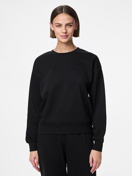 Pieces PCCHILLI LOOSE FIT SWEATSHIRT, Black, highres - 17156302_Black_003.jpg