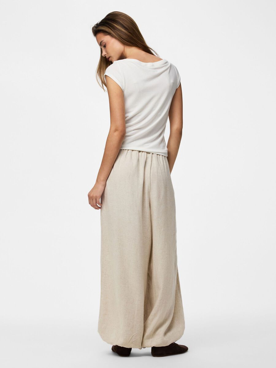 Product carousel image - PCSOF BOATNECK CAP SLEEVE TOP, Bright White | 2