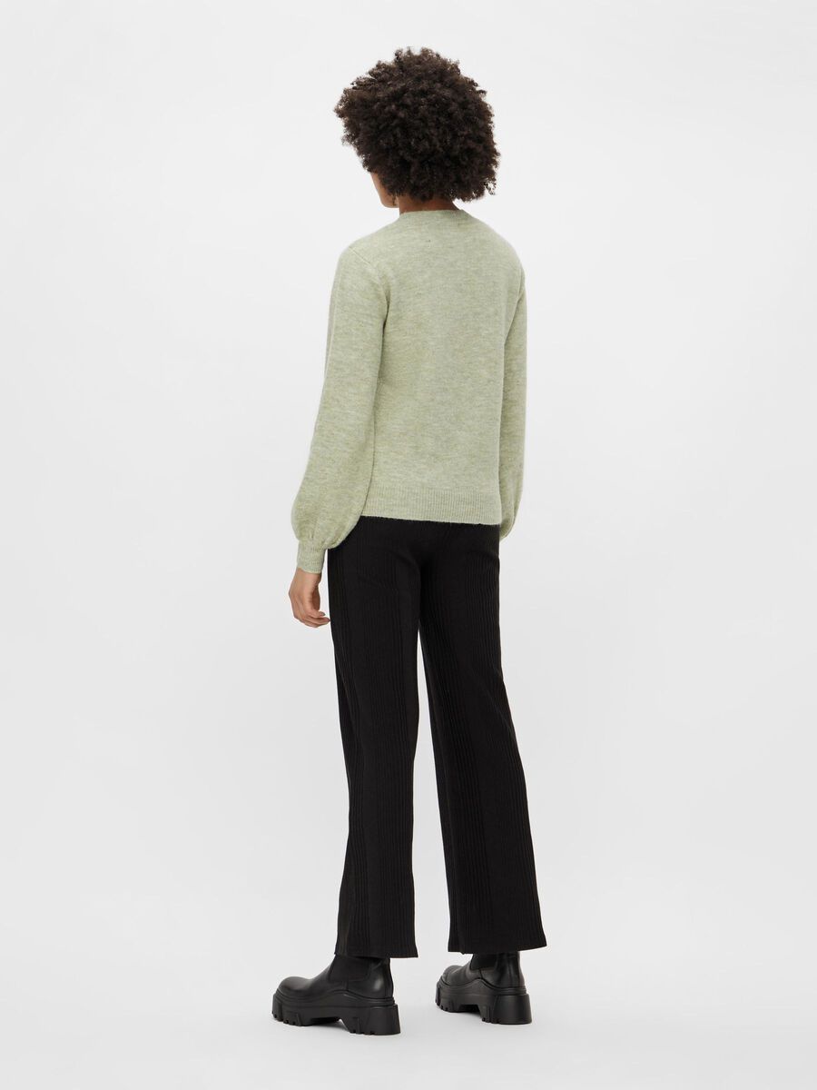 Pieces PCPERLA KNITTED PULLOVER, Desert Sage, highres - 17110765_DesertSage_004.jpg