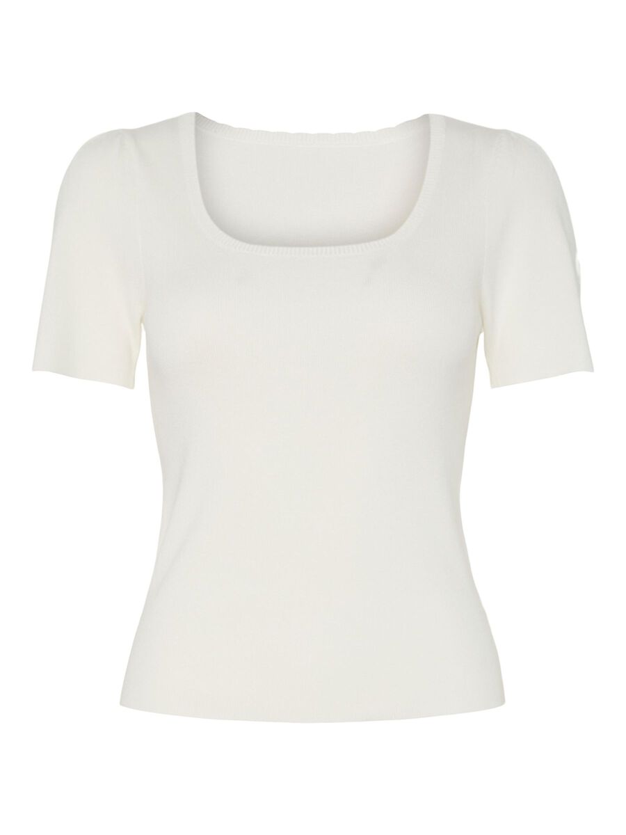 Pieces PCJULINE KNITTED TOP, Cloud Dancer, highres - 17159166_CloudDancer_001.jpg