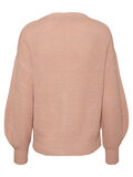 Pieces PUFF SLEEVED CARDIGAN, Rose Dawn, highres - 17098741_RoseDawn_002.jpg