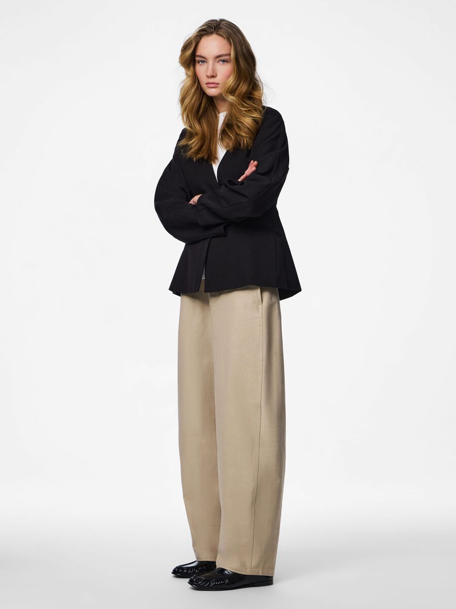 Carousel image - PCRIKKE BARREL TROUSERS, Trench Coat | 1