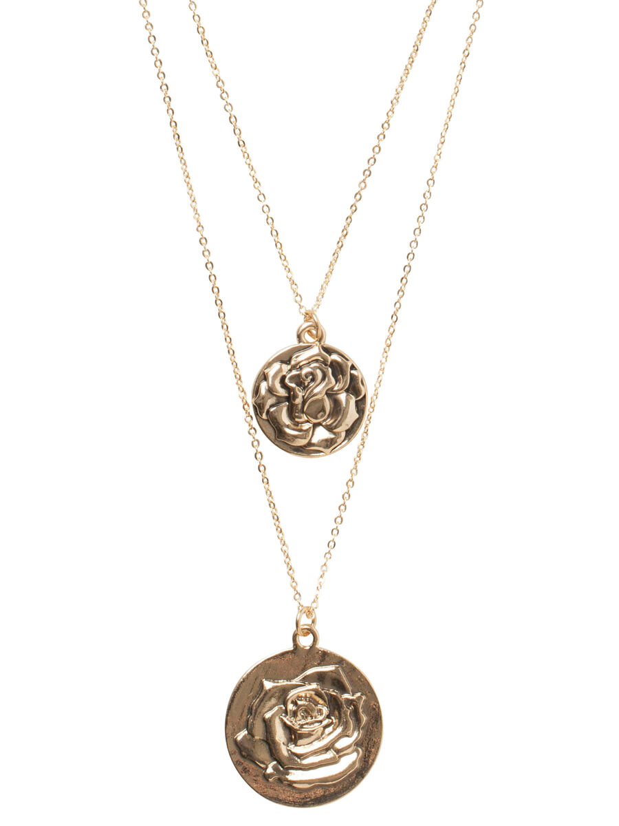 Pieces 2 CHAINED ROSE NECKLACE, Gold Colour, highres - 17094020_GoldColour_002.jpg