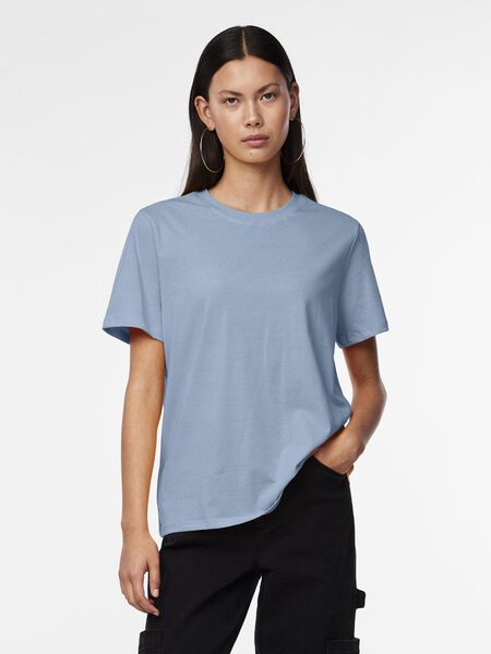Pieces PCRIA T-SHIRT, Faded Denim, highres - 17140802_FadedDenim_003.jpg