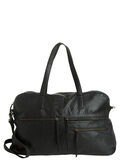 Pieces CUIR SAC DE WEEK-END, Black, highres - 17084039_Black_001.jpg